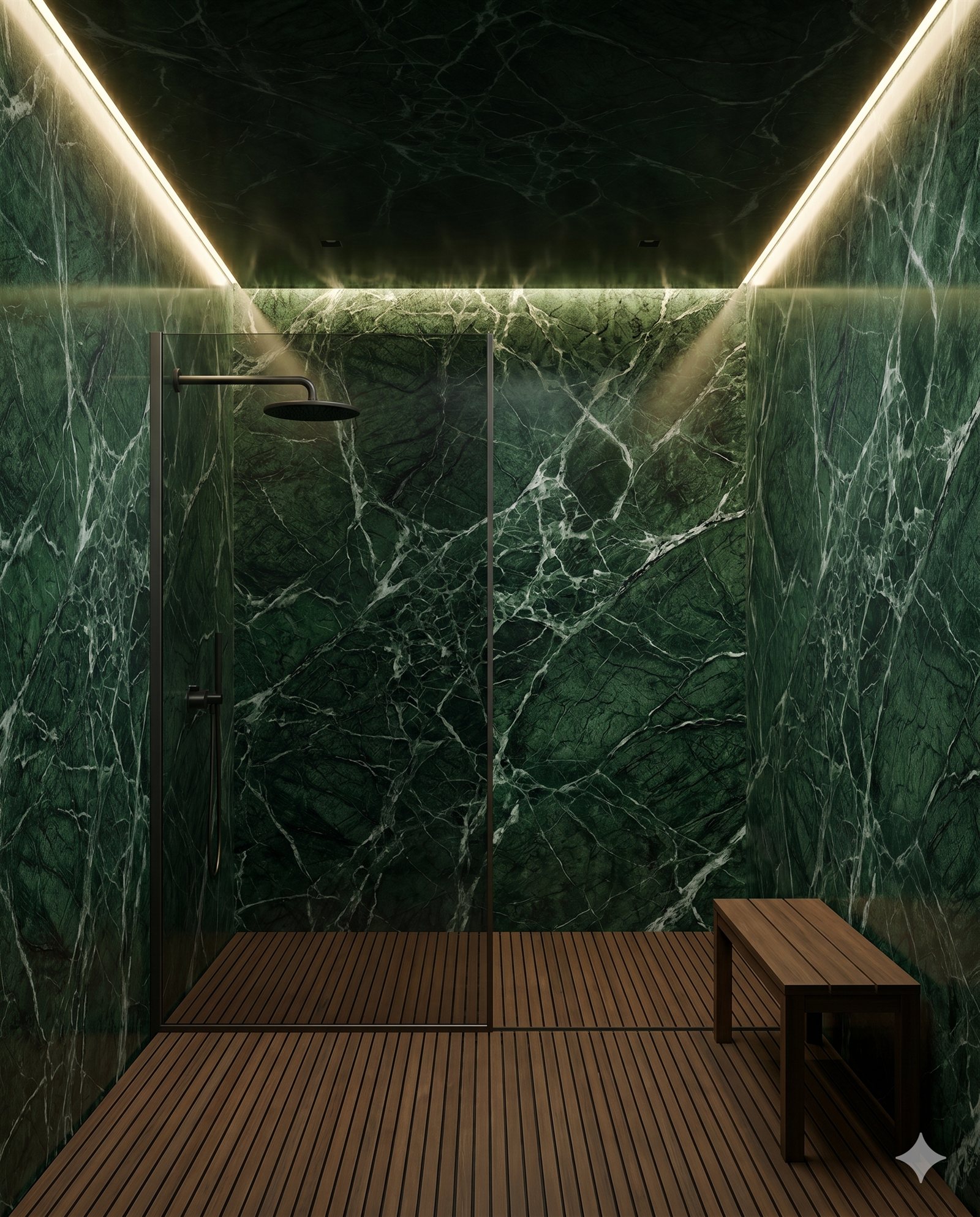Marble wet area