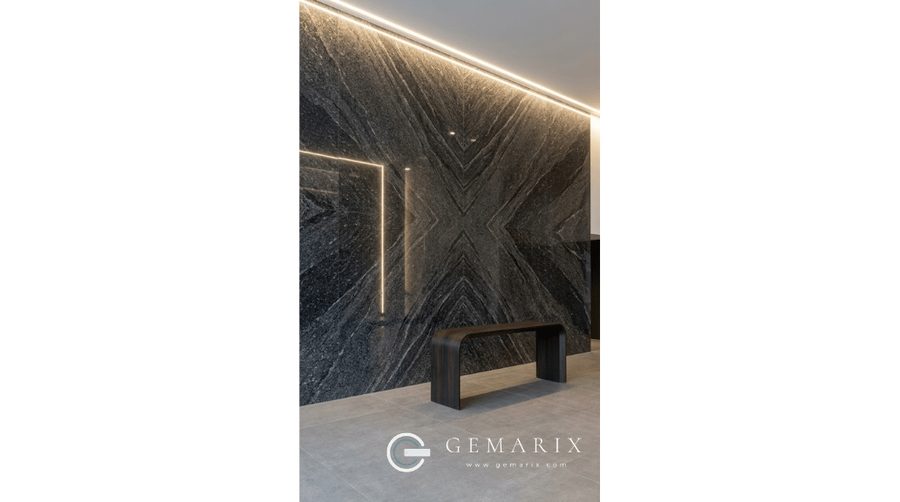 Black Pearl Granite Feature Walls