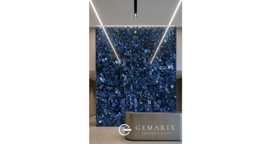 Blue Pearl Granite Feature Walls