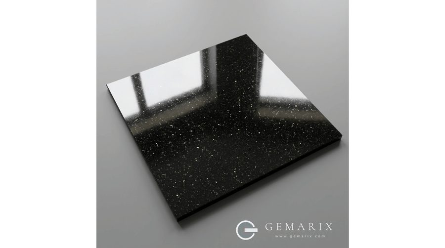 Black Galaxy Granite Polished finish