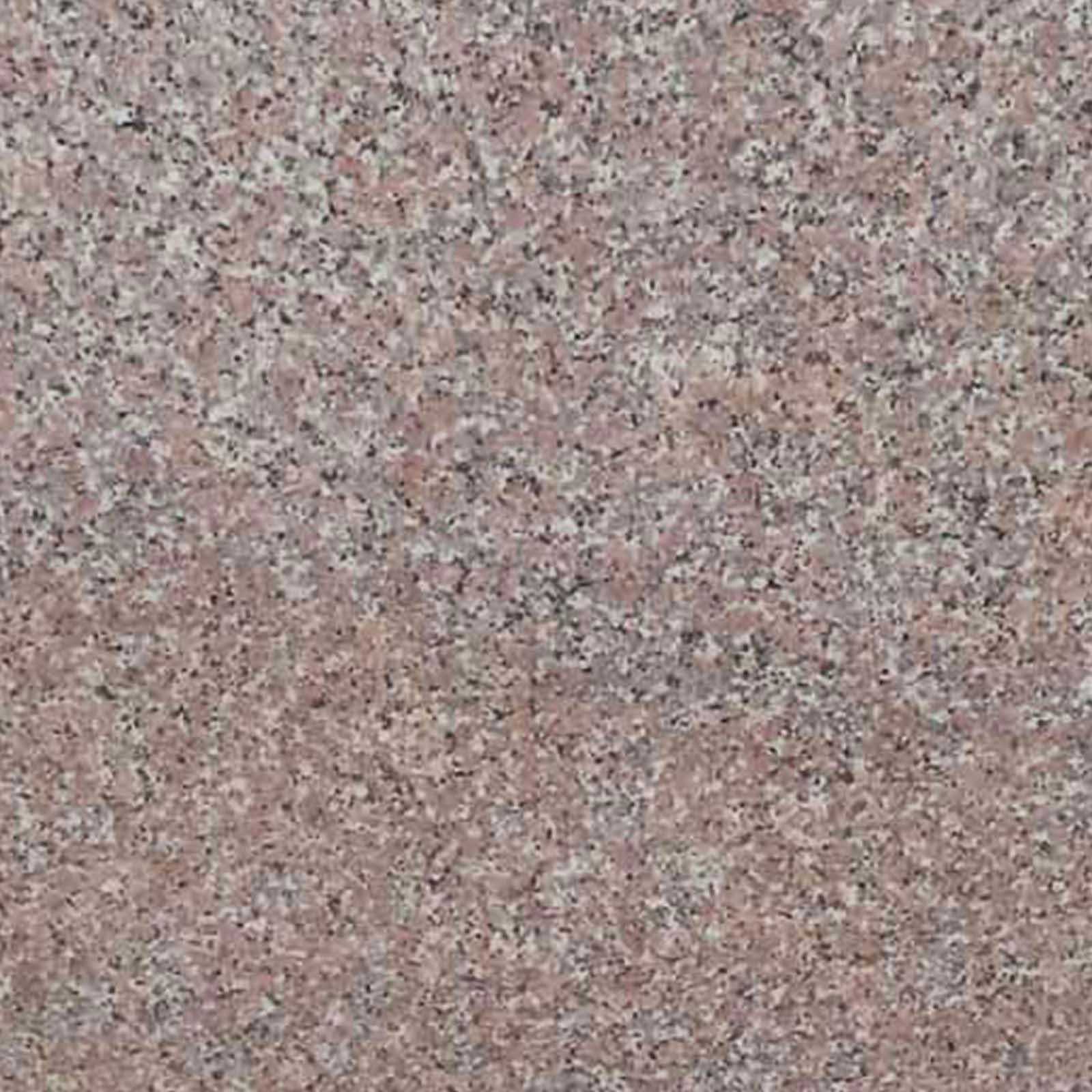 Chima Pink Granite slab &mdash; soft dusty-pink to warm blush with cream and grey inclusions
