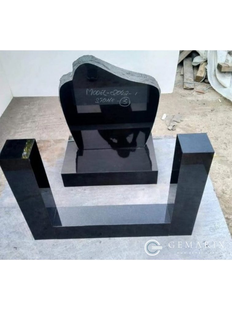 Black Granite Ledger Wave Stack