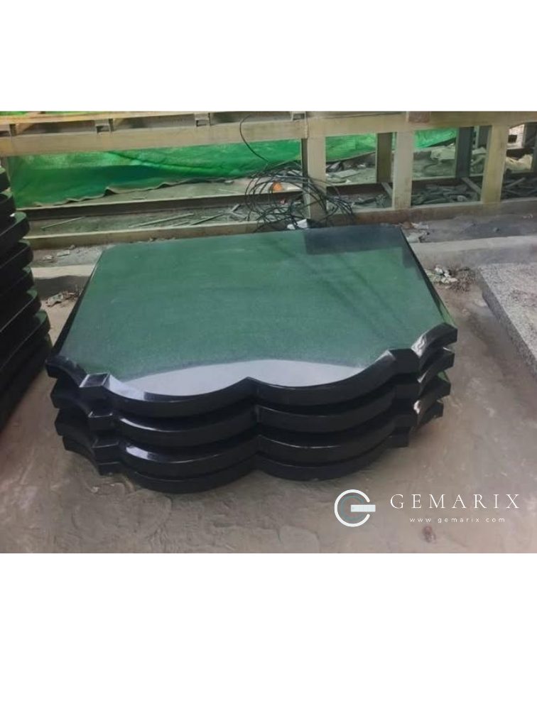 Green Granite Base Heart Cutout