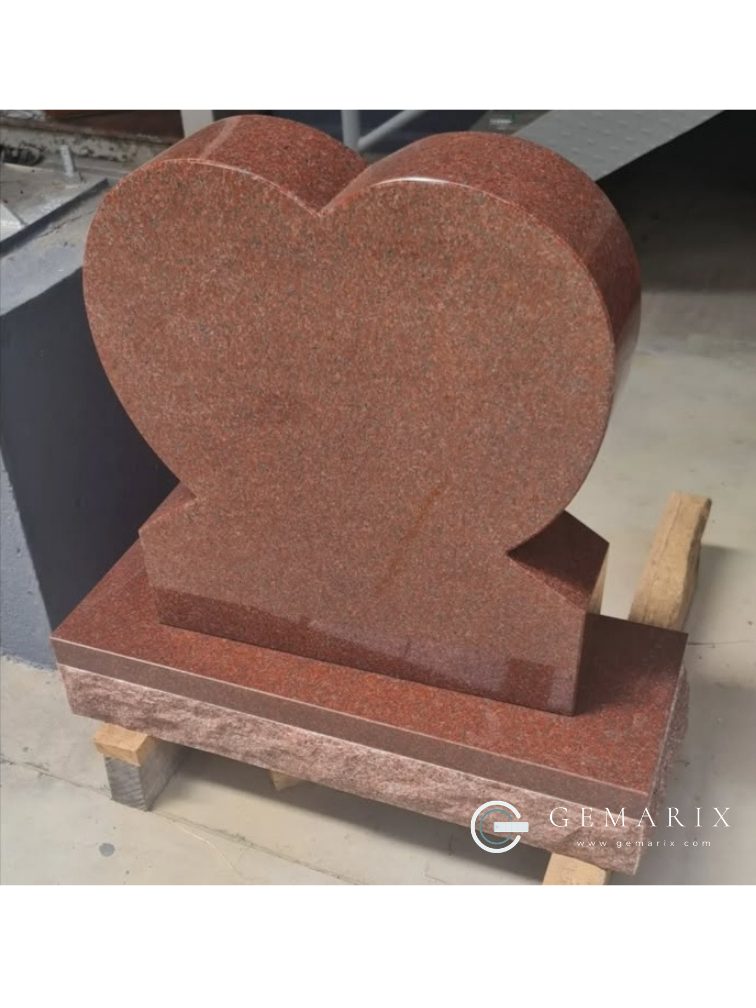 Imperial Red Headstone Heart