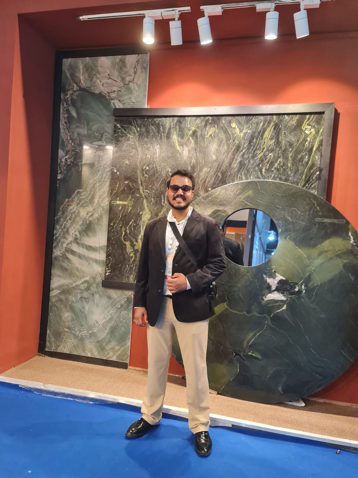 Sagar Soni at trade exhibition